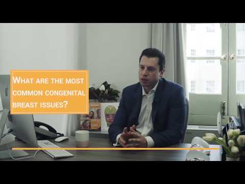 What are the most common congenital breast issues?